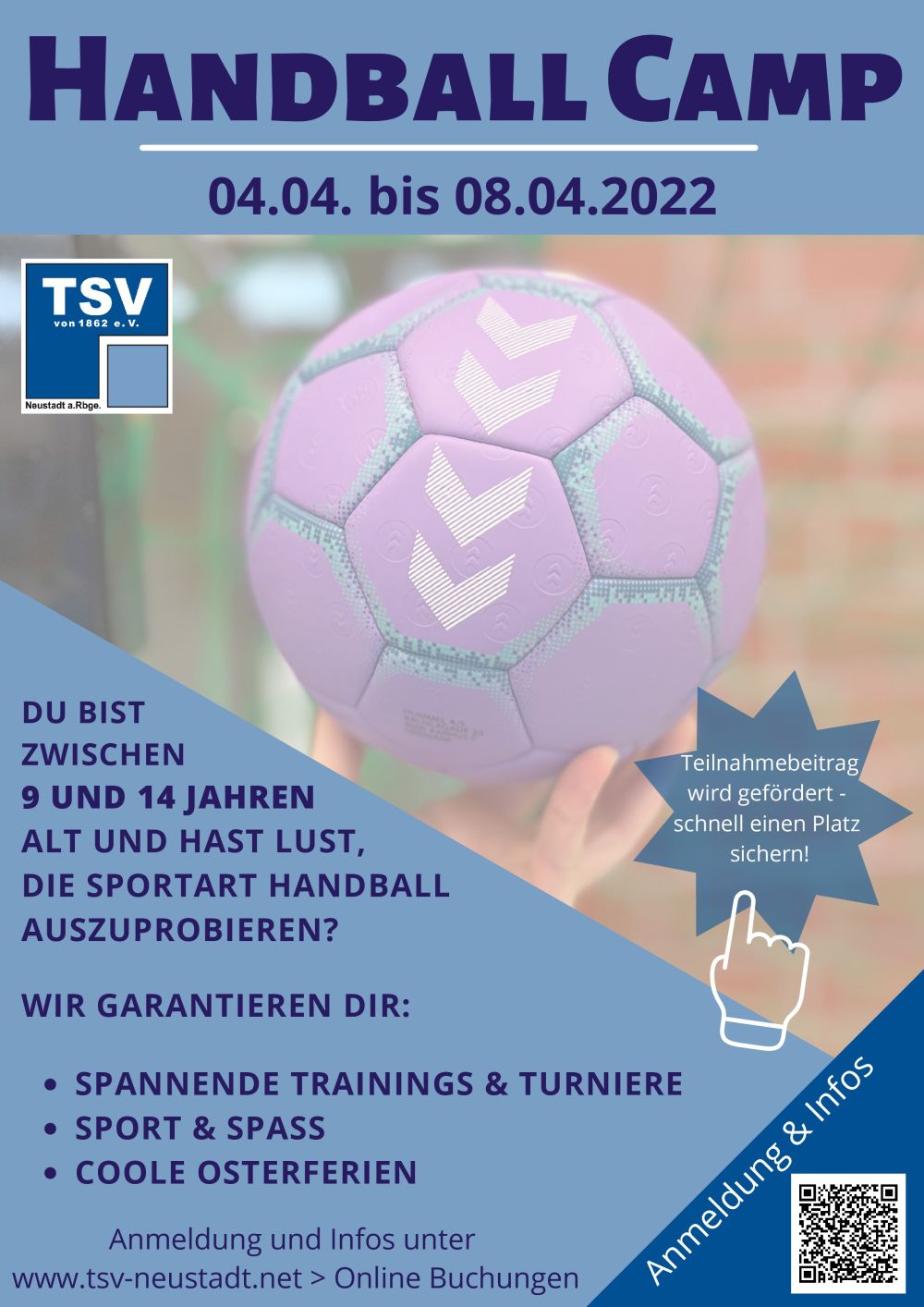 TSV Handball Camp Flyer