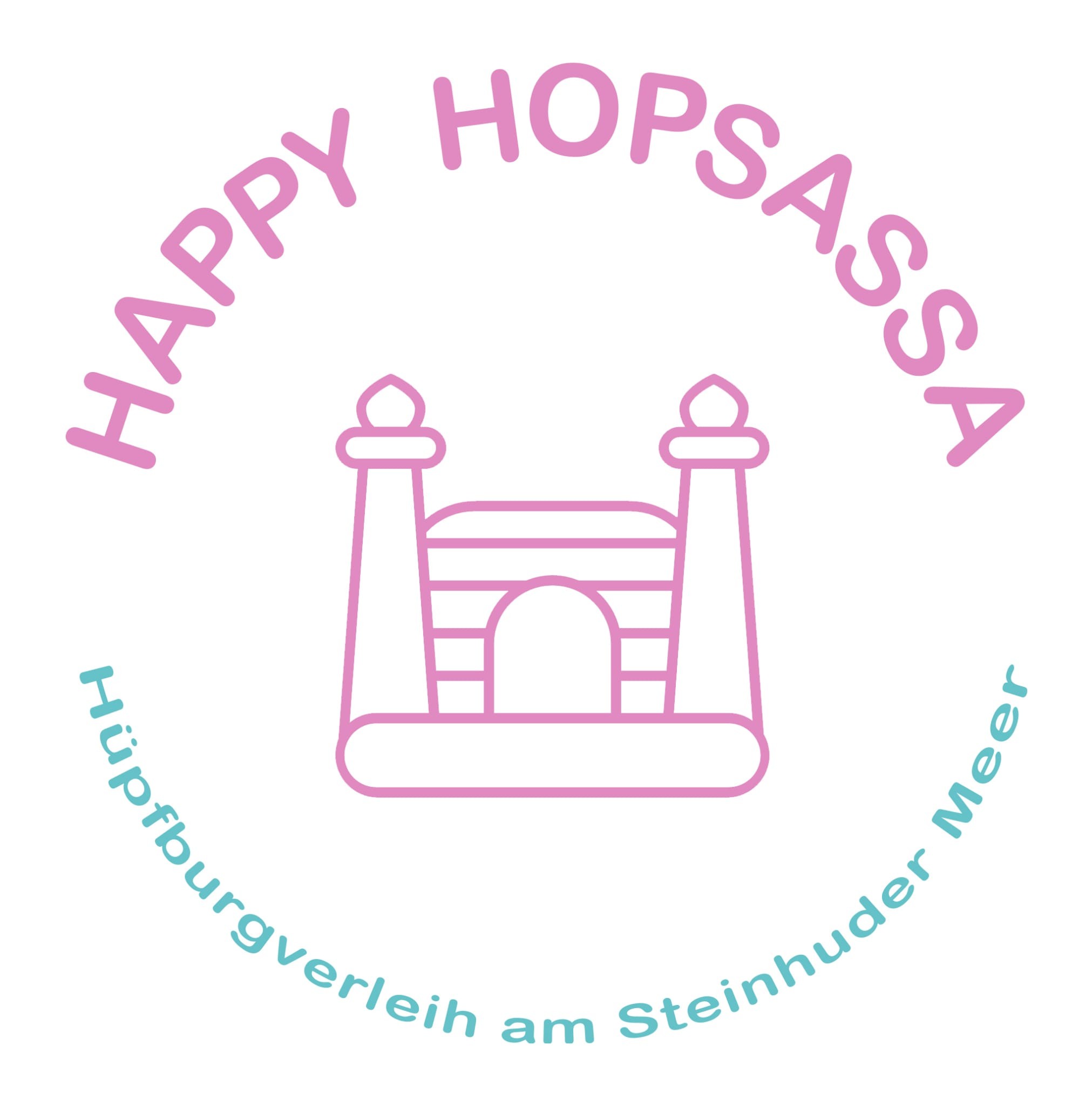 Happy Hopsassa Hüpfburgverleih PMA Werbetechnik